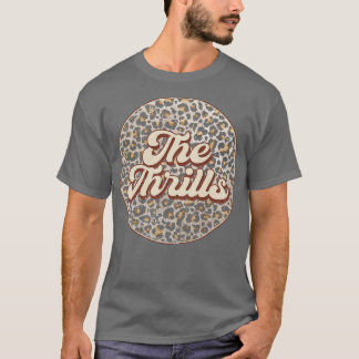 Retro Music Thrills Personalized Name Circle Birth T-Shirt