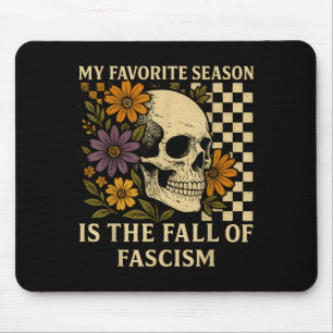 Retro My Favourite Season Is The Fall Of Fascism H Mouse Pad
