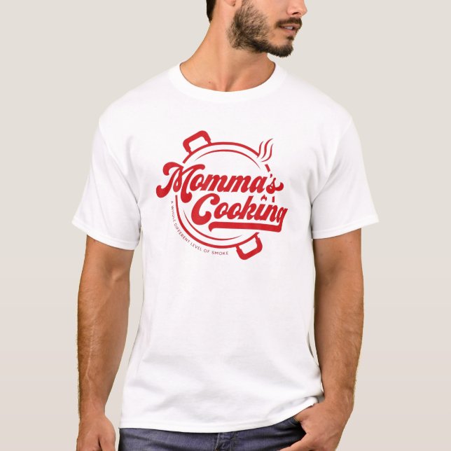 Retro My Momma's Cooking Kwame Mama's Son Brown Ur T-Shirt (Front)