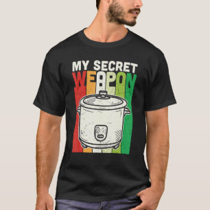 Retro My Secret Weapon Food Culinary Chef Cook C T-Shirt