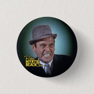 Retro Myrtle beach guy  1 Inch Round Button