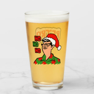 Retro Myrtle Beach Guy Christmas Glass