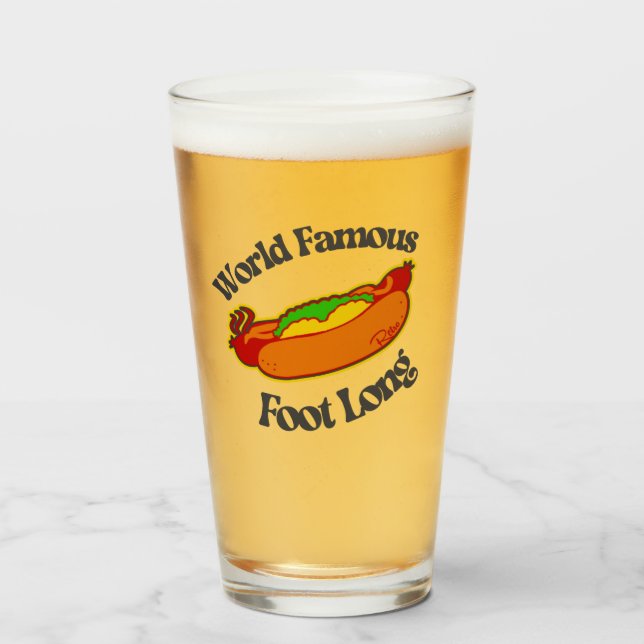 Retro Myrtle Beach Guy Glass (Front Filled)