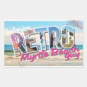 Retro Myrtle Beach Guy Sticker