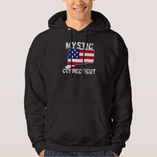 Retro Mystic Connecticut Apparel 1 Hoodie