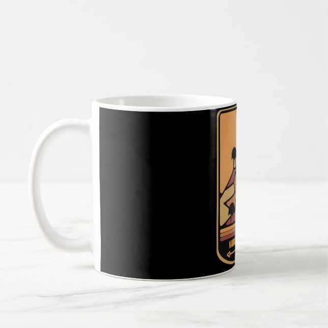 Retro Nambung  Australia � The Endless Horizon of  Coffee Mug (Left)