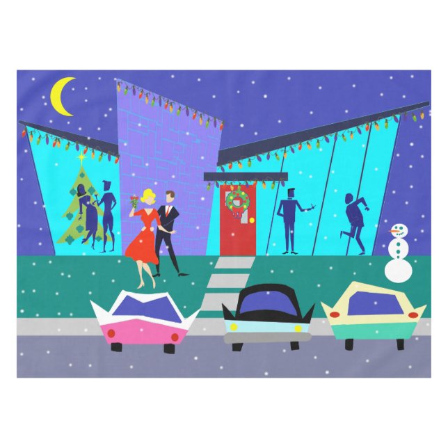 Rétro nappe de partie de bande dessinée de (Devant (Horizontal))