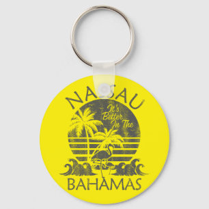 Retro Nassau Bahamas Vacation Bahamas Cruise Keychain