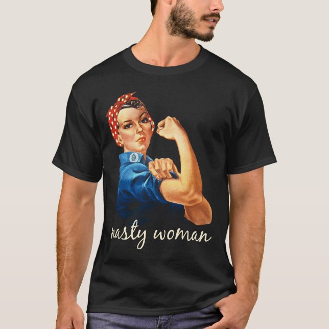 Retro Nasty Woman T-Shirt (Front)