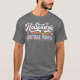 Retro National Hispanic Heritage Month Vintage T-Shirt