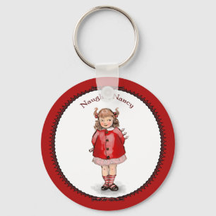 Retro Naughty Nancy Keychain