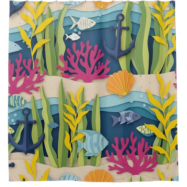 Retro Nautical Watercolor Pattern (10) (Front)