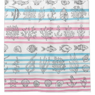 Retro Nautical Watercolor Pattern (12)