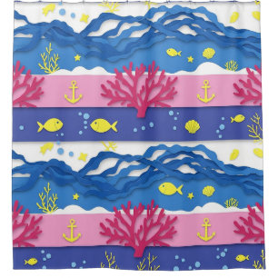 Retro Nautical Watercolor Pattern (13)