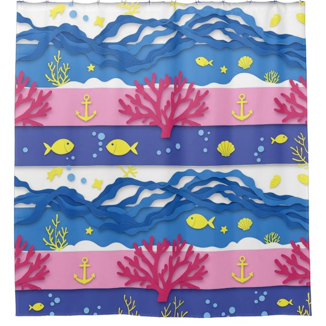 Retro Nautical Watercolor Pattern (13) (Front)