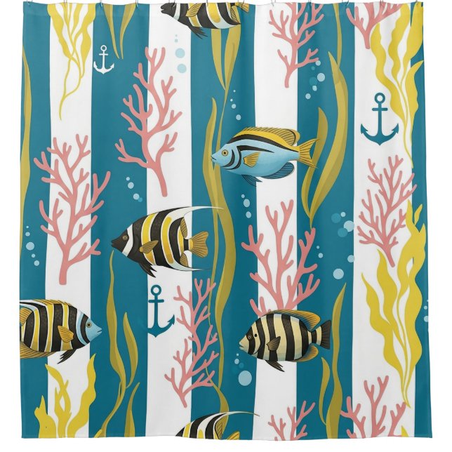 Retro Nautical Watercolor Pattern (14) (Front)