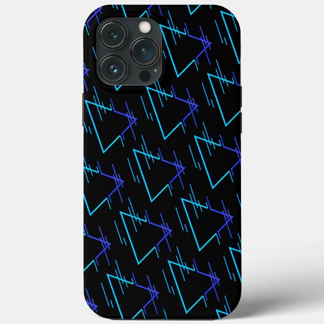Retro Neon Geometric Pattern 3  Case-Mate iPhone Case (Back)