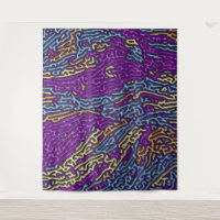 Retro Neon Maze Pattern – Arcade Aesthetic