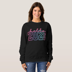Retro Neon New Year 2025  Sweatshirt