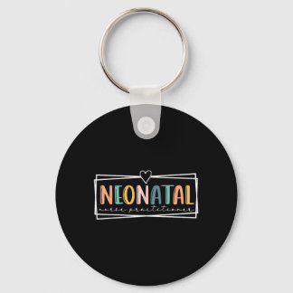 Retro Neonatal Nurse Practitioner Nnp Nursing Keychain