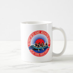 Retro New River George Rafting _1  Coffee Mug
