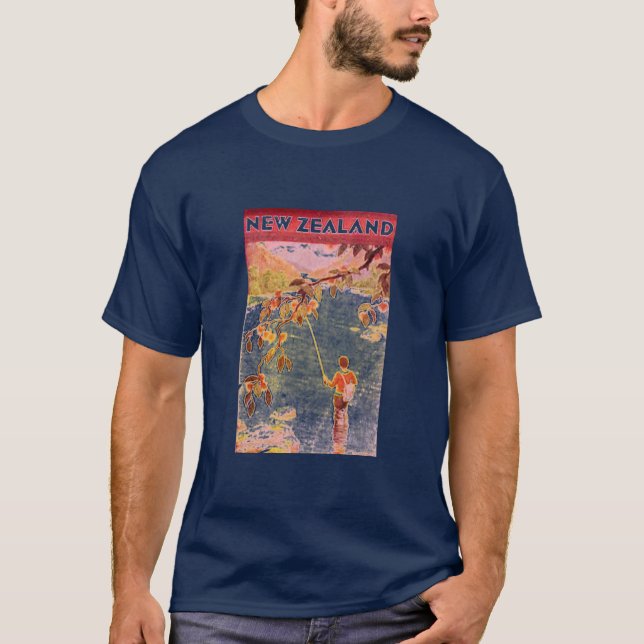 Retro New Zealand T-Shirt (Front)