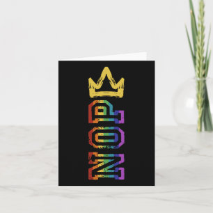 Retro No Kings Nope Protest Sign Shirt For Men Wom Card