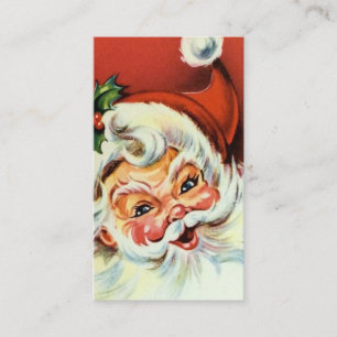 Rétro Noël vintage Père Noël ajoutent la carte de