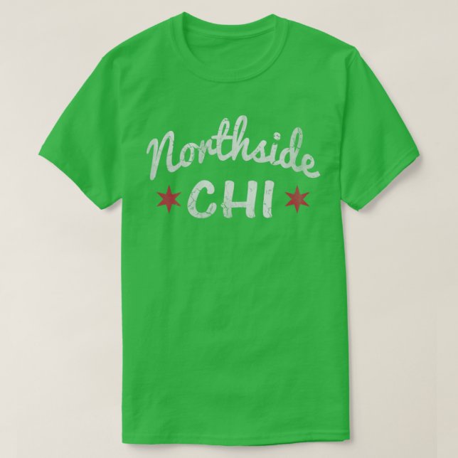 Retro Northside Chicago T-Shirt (Design Front)