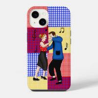 Retro Nostalgic 1950's Couple Dancing  