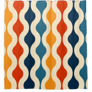 Retro nostalgic, colourful, seamless background.