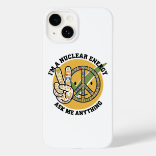 Retro Nuclear Energy design vector art gift Case-Mate iPhone 14 Case