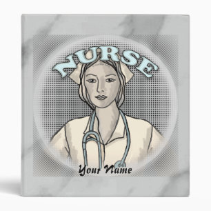 Retro nurse  binder