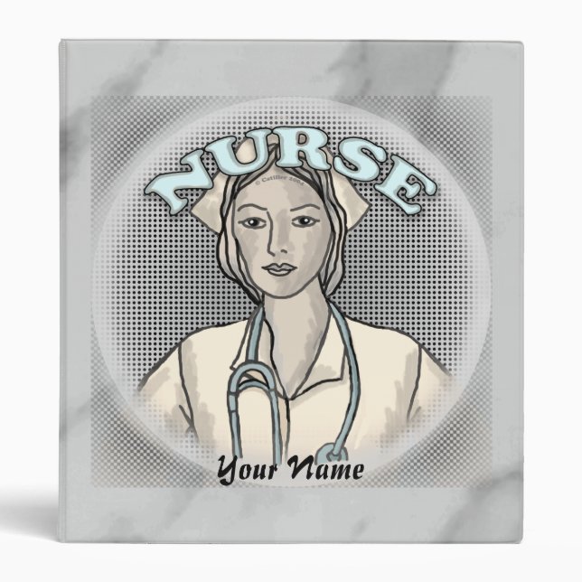 Retro nurse  binder (Front)