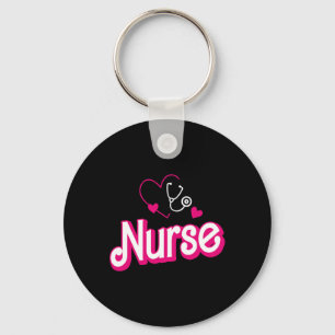 Retro Nurse Gifts Nurse Week Gifts Womens Funny Nu Keychain