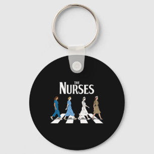 Retro Nurse Gifts Nurse Week Gifts Womens Funny Nu Keychain