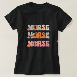 Retro Nurse Graphic Design  T-Shirt