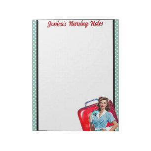 Retro Nurse Pinup_ Nursing Notes