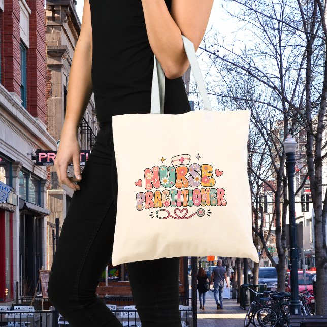 Retro Nurse Practitioner  Tote Bag (Creator Uploaded)