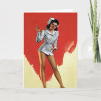 Retro Nurses Day Card