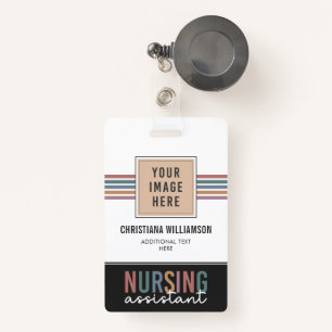 Retro Nursing Assistant CNA Nursing Aide Badge