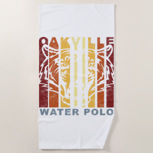 Retro Oakville Water Polo Beach Towel