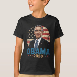Retro Obama Vintage President 2028 Obama  T-Shirt