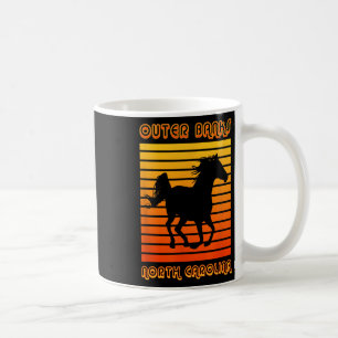 Retro Obx Nc Corolla Beach Vacation Outer Banks Wi Coffee Mug