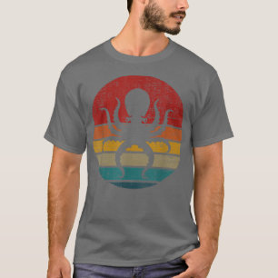 Retro Octopus Vintage Octopus Lovers  T-Shirt