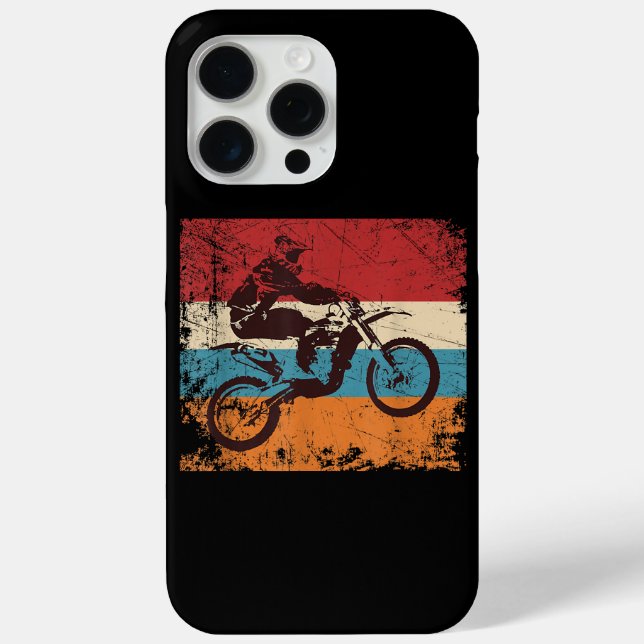 Retro Off Road Motorcycle Motocross Enduro Case-Mate iPhone Case (Back)