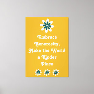 Retro Office Motivational Inspirational Canvas Print