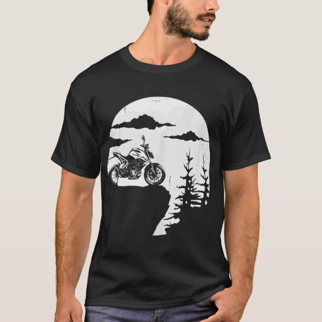 Retro Offroad KTM Motorcycle Cool Adventure Biker  T-Shirt (Front)