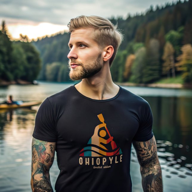 Retro Ohiopyle Kayaking T-Shirt (Creator Uploaded)