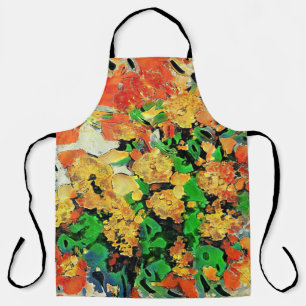 Retro Oil Painting: Van Gogh Monet Apron